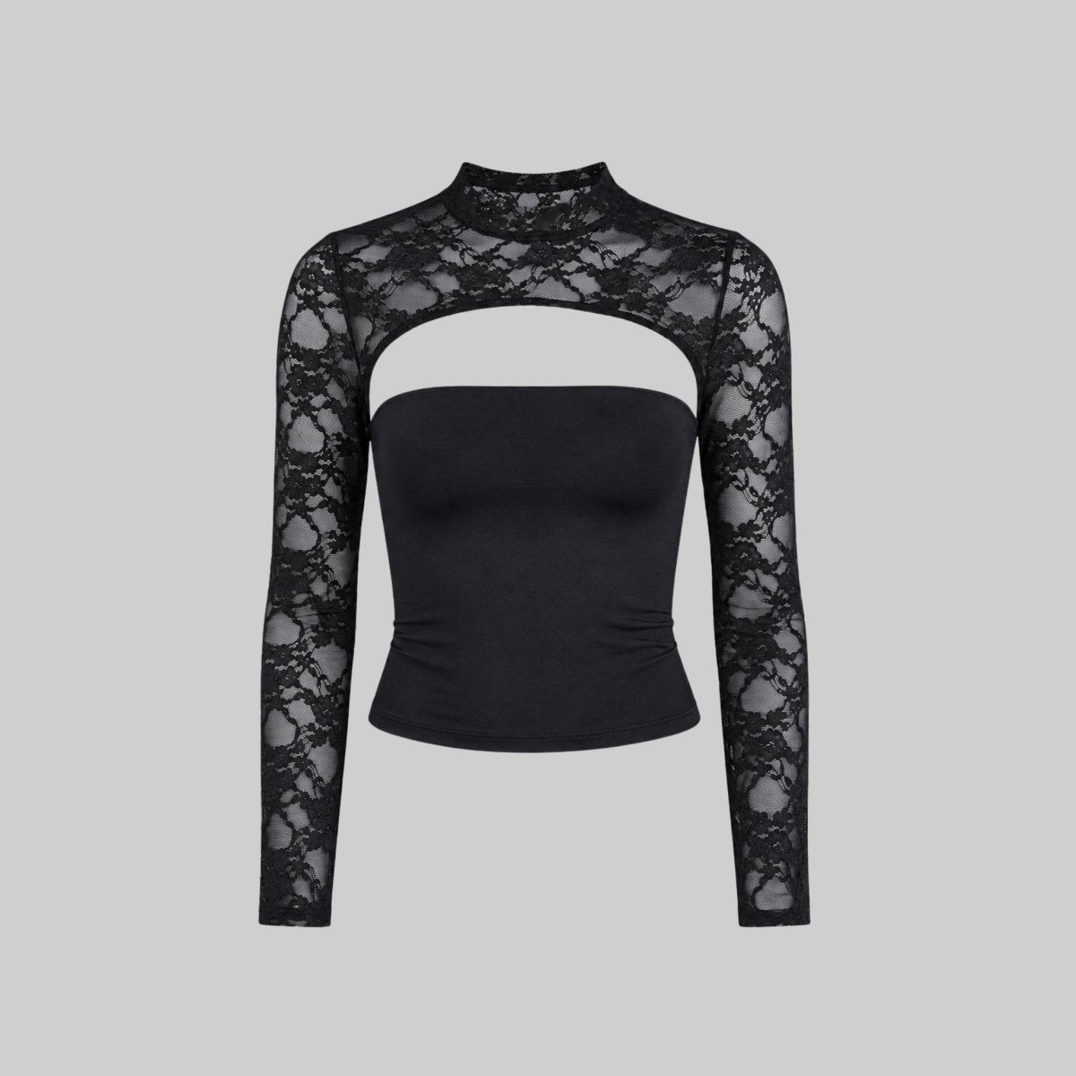 Cutout Lace Blouse